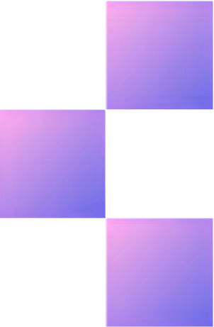 3 purple squares
